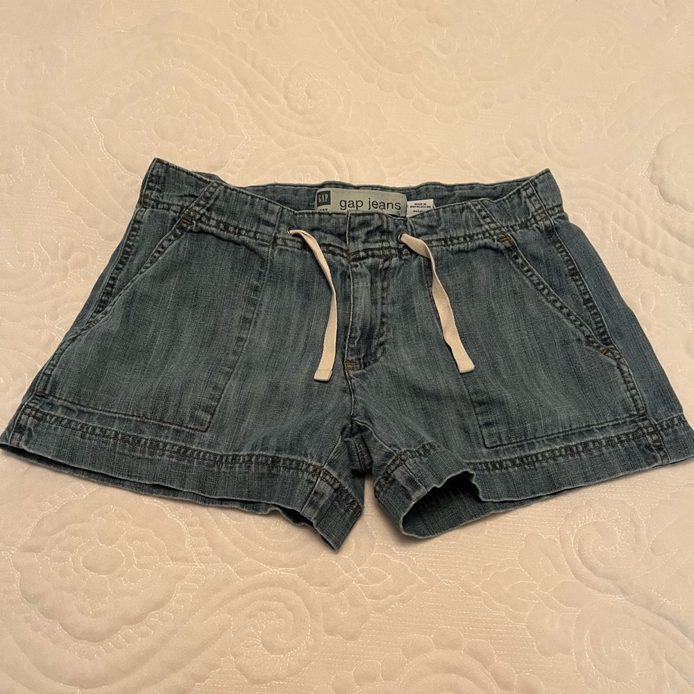 Gap vintage y2k late 90’s drawstring soft shorts size 6